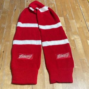 Budweiser scarf hand warmer